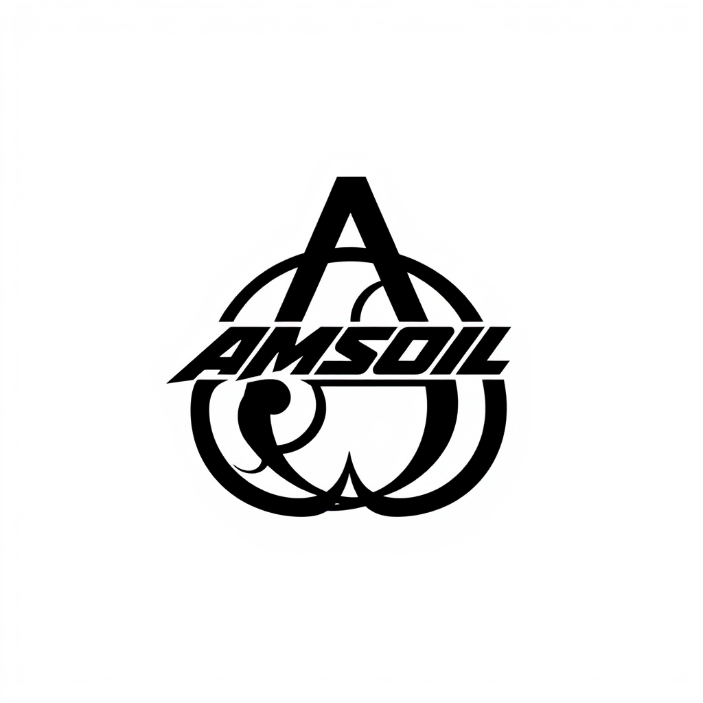 Monogram Logo idea: monogram logo combining the letters Synthetic Distribution LLC is an authorized AMSOIL dealer specializing in premium synthetic motor oils, lubricants