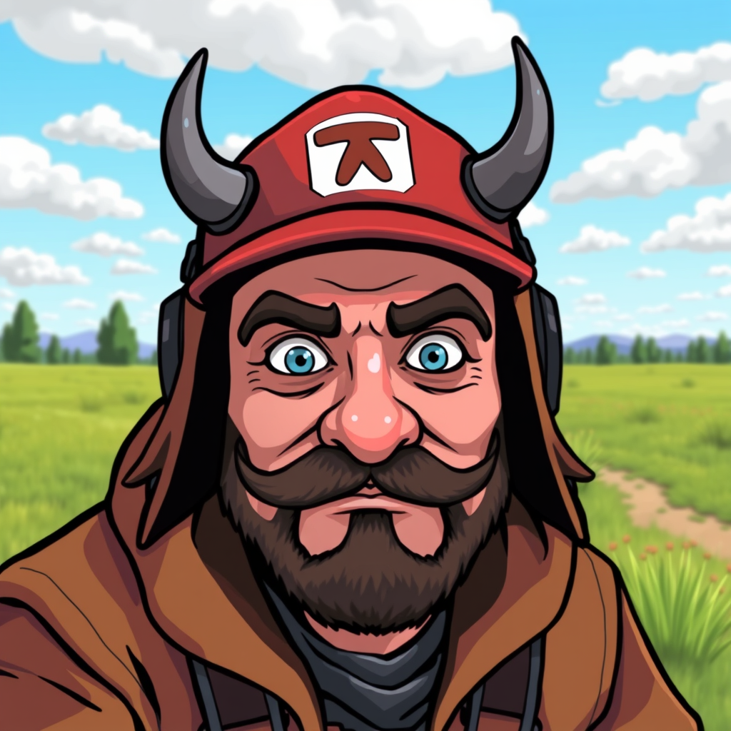 Main logo studio: make a simple but eye appealing profile picture for my gaming tiktok account. Username is Hillbillyhitbox.