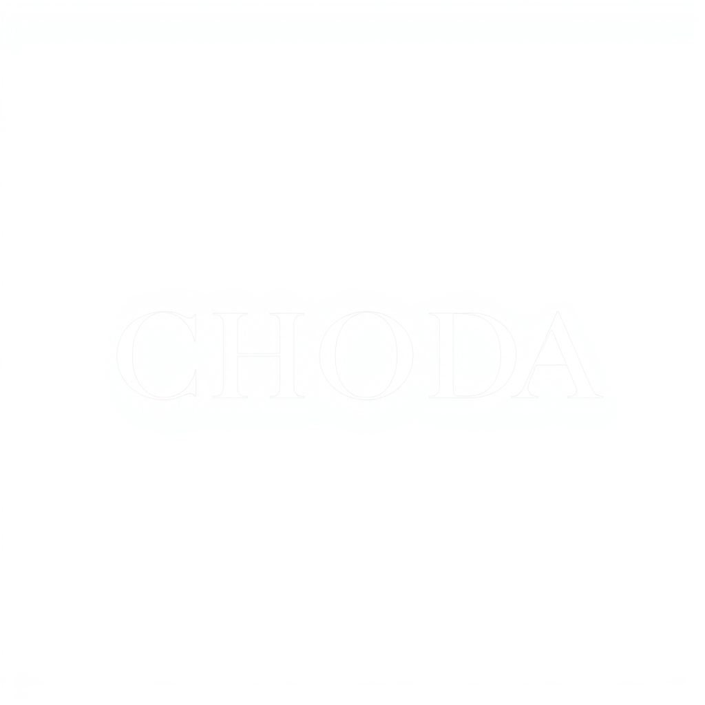 Wordmark Logo idea: wordmark logo of : Elegant luxury fashion logo for CHODA, black and gold, minimal, sophisticated typography, no slogan. "Generate logo." , bold clean 