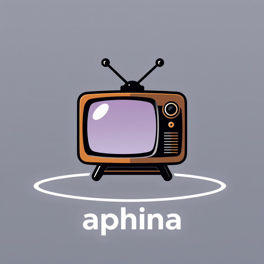 Main logo studio: aphina - its a software web application that is used to mointor and update the television services. i need a logo consising of televison, gear, electr
