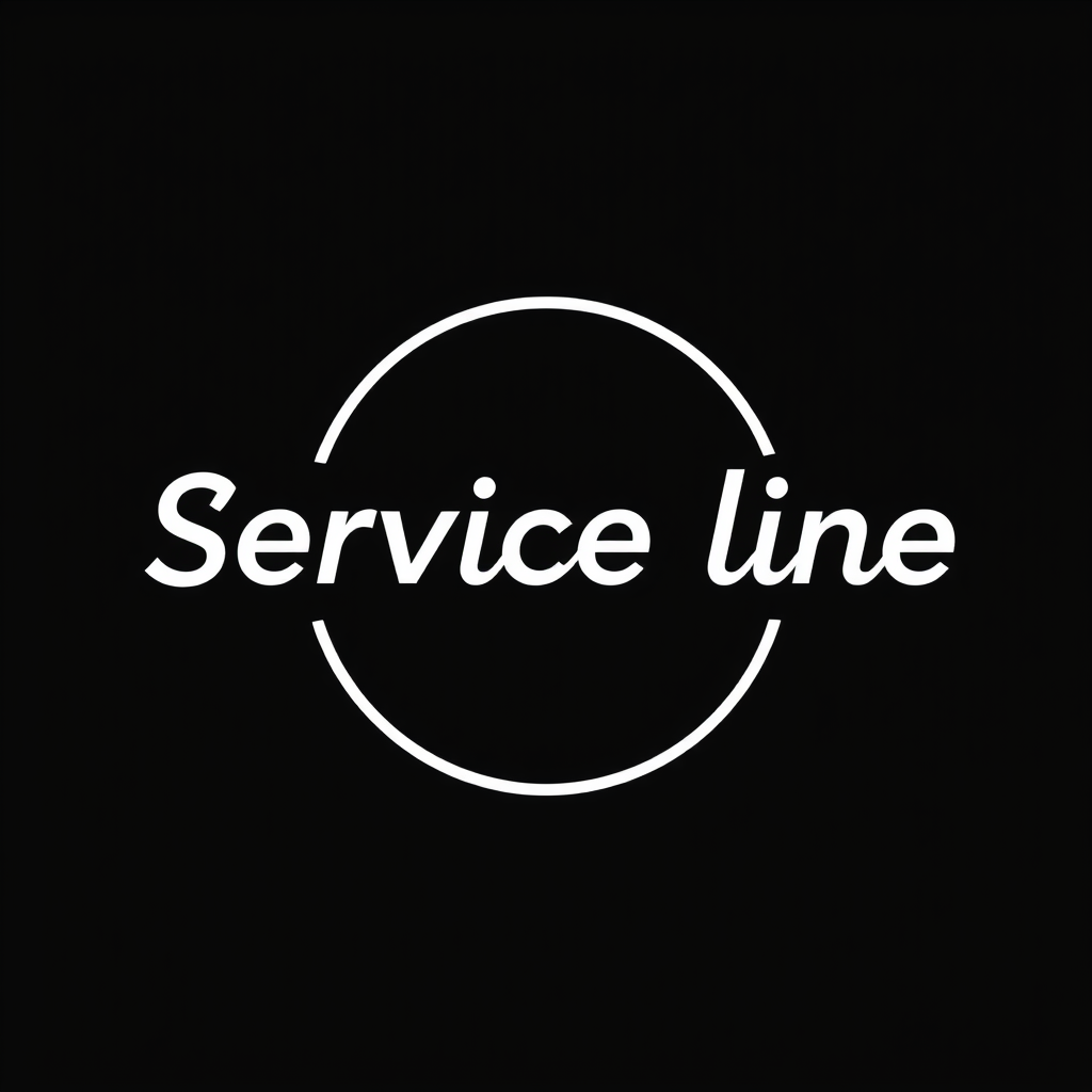 Main logo studio: my website name is service line and i want to logo for my website its tells about for customer and proffestional connector so add this and i want to i