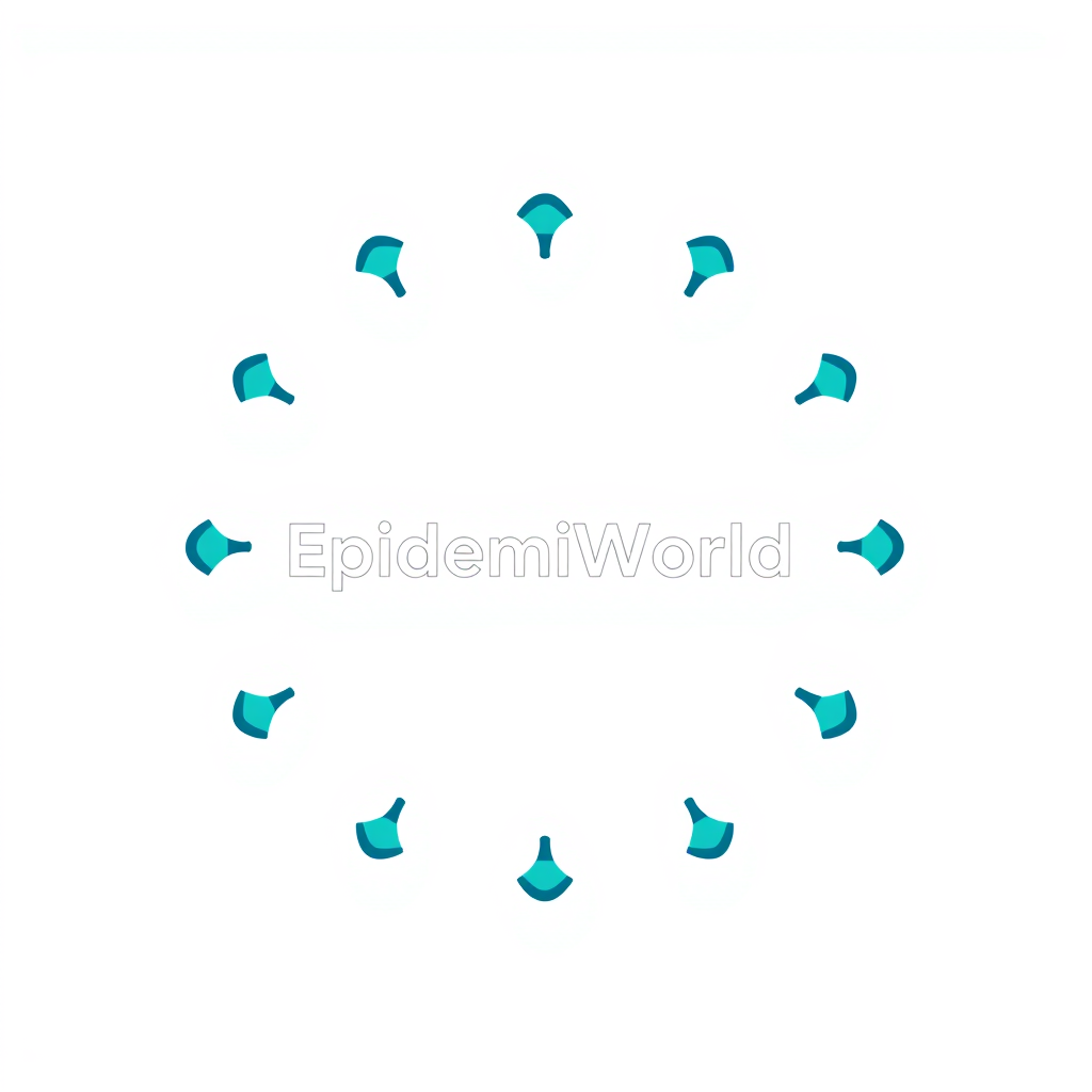 Minimalist Logo idea: minimalist logo, simple geometric mark for “EpidemiWorld — plataforma de epidemiología y salud pública. Logo moderno, científico, minimalista, profesi