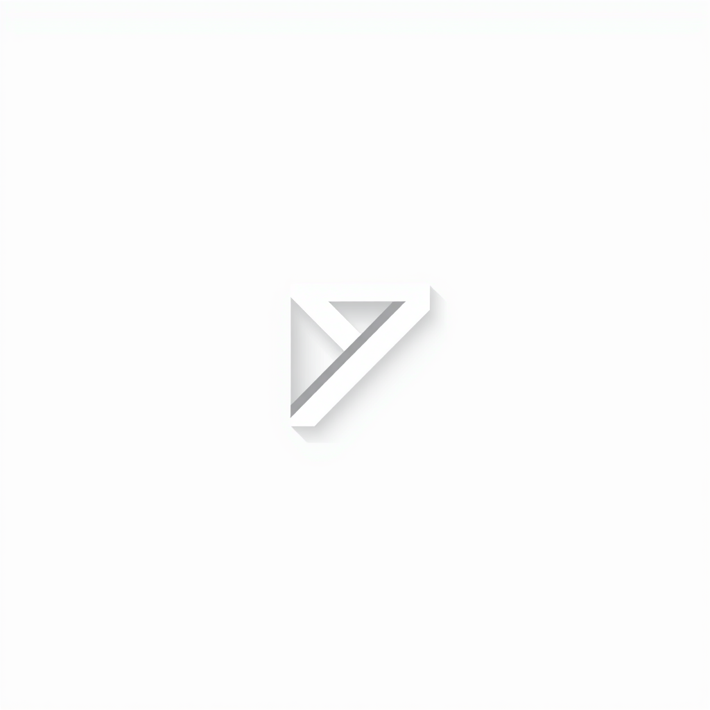 Abstract Logo idea: abstract logo mark for Thin perspective lines, partial structure, soft fading shadow, clean and elegant , geometric abstract shape, modern minimalist 