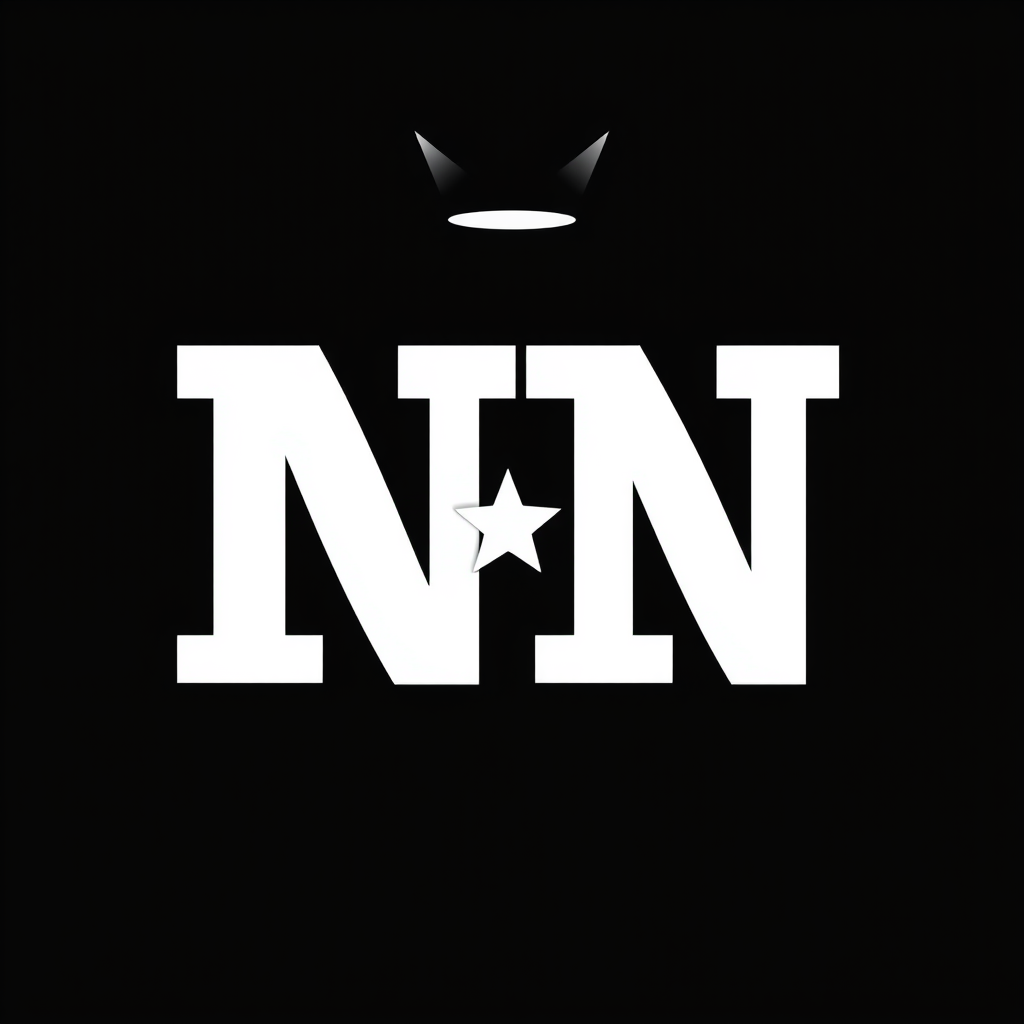 Main logo studio: Create a high quality best cool maybe cute NT logo with white color but black background And maybe add a white cool or cute crown on top Make the logo