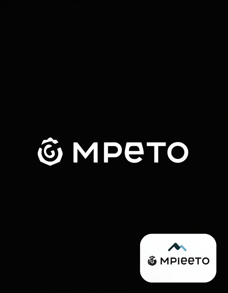 Main logo studio: Crie o logo oficial do app ÍMPETO. Escreva obrigatoriamente o nome exatamente assim: “ÍMPETO”, com acento circunflexo no Ê. Não escreva Ampeto ou qual