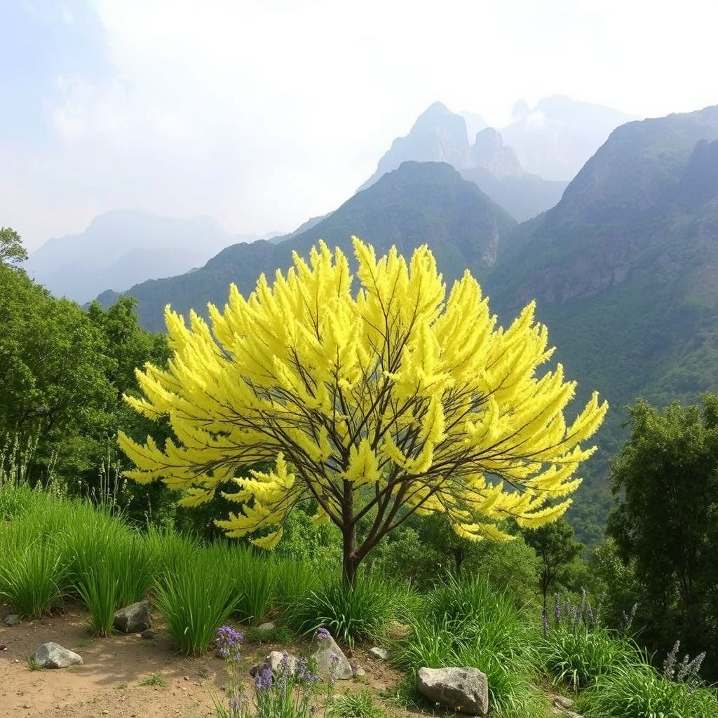 Main logo studio: EKO-ZEKO IS NAME, GREEN YELOW MAONTAIN TREE GRASS FLOVER