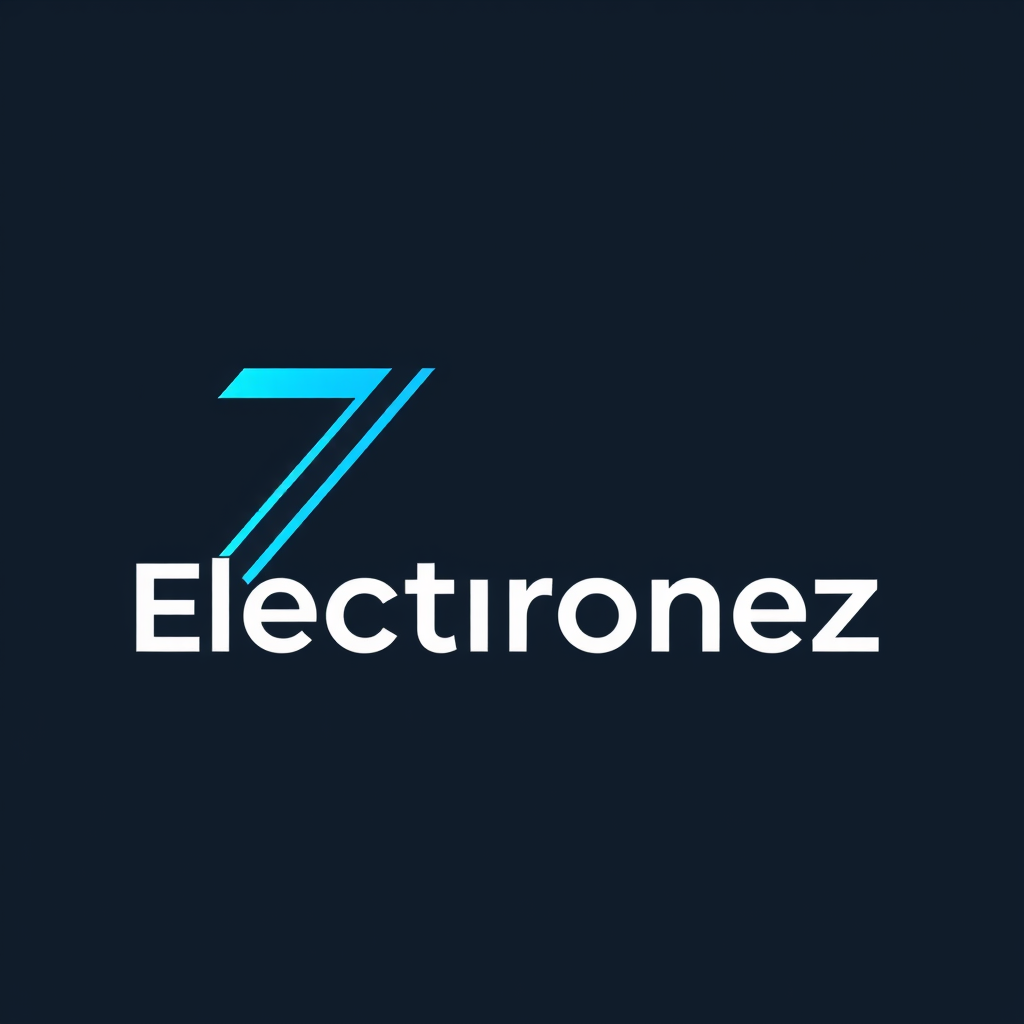 Main logo studio: Diseña un logo corporativo premium para ELECTRONEZ, empresa de ingeniería eléctrica y tecnología especializada en generación, distribución, sistemas e