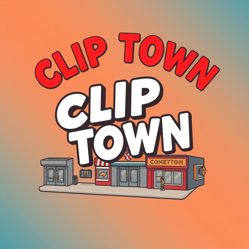 Main logo studio: I need a logo for clips on YouTube it's called clip town more sifi like
