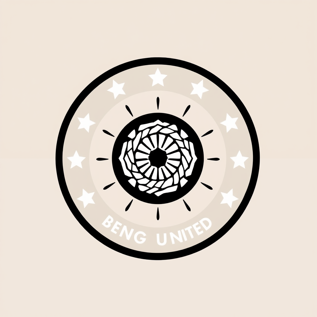 Main logo studio: make a logo fro ngo Being United with slogan raste alag manzil insaniyat