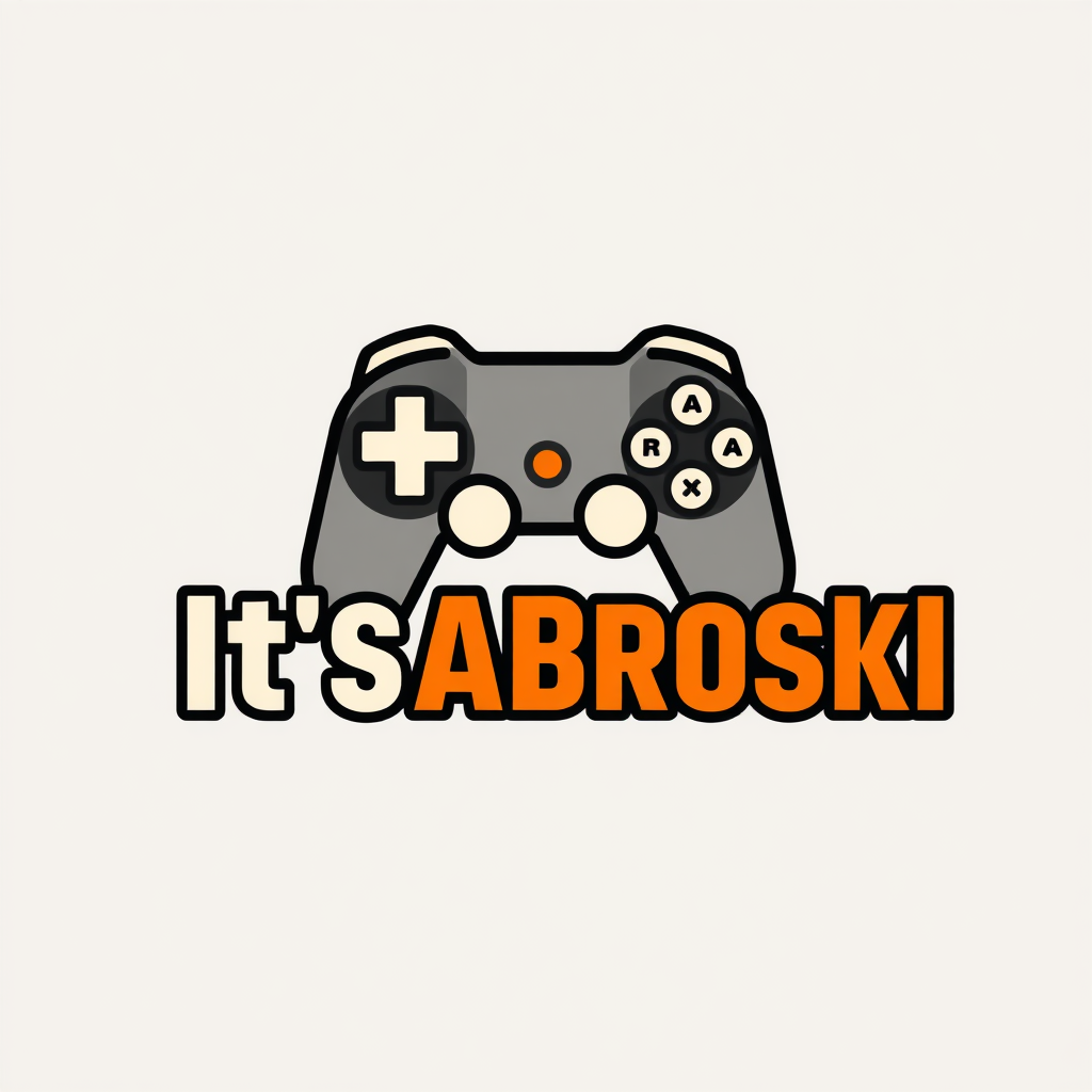 Main logo studio: Create a modern minimalist logo for a content creator brand called “ItsABroski”. Chill, friendly, funny and cool personality. Bold rounded typography,