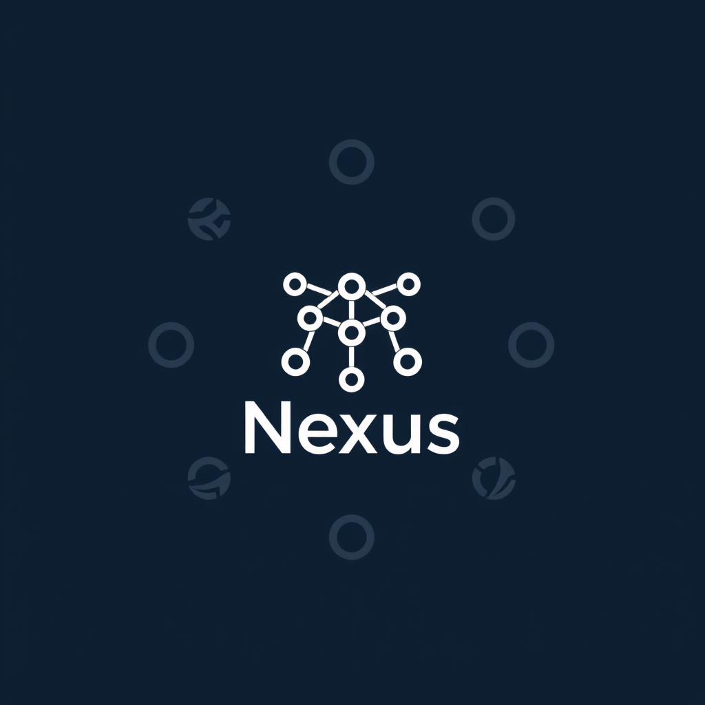 Main logo studio: I am designing a logo for **Nexus**, a new AWS EventBridge capability based on shared custom event buses. I will provide the existing AWS EventBridge 