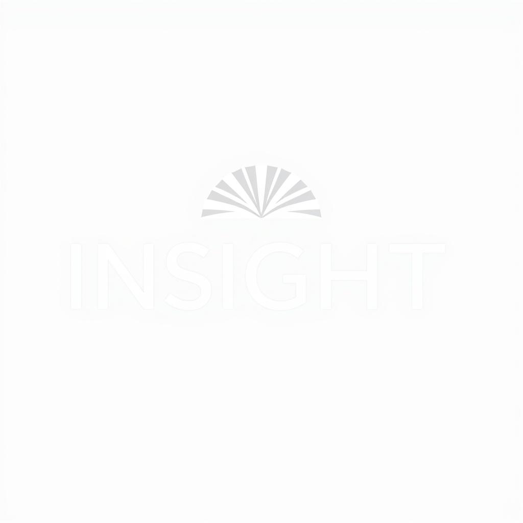 Wordmark Logo idea: wordmark logo of BIBLE INSIGHT , bold clean typography, flat vector logo, centered, solid white background, high contrast, professional brand identity