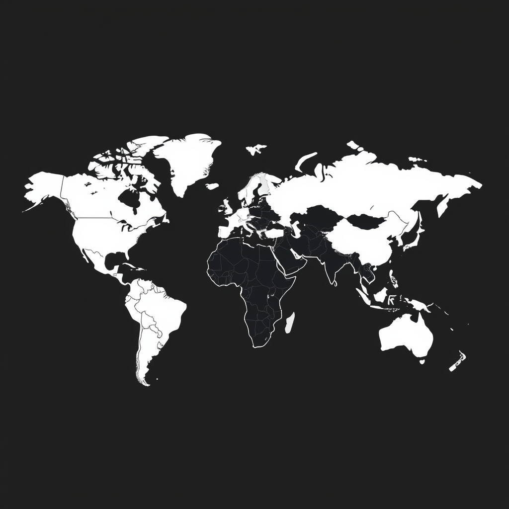 Main logo studio: Make a world map logo...White begron