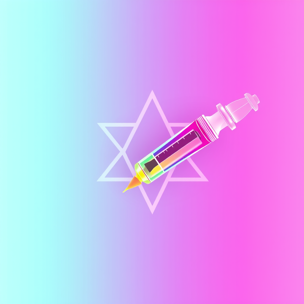 Main logo studio: Create an image logo. Syringe