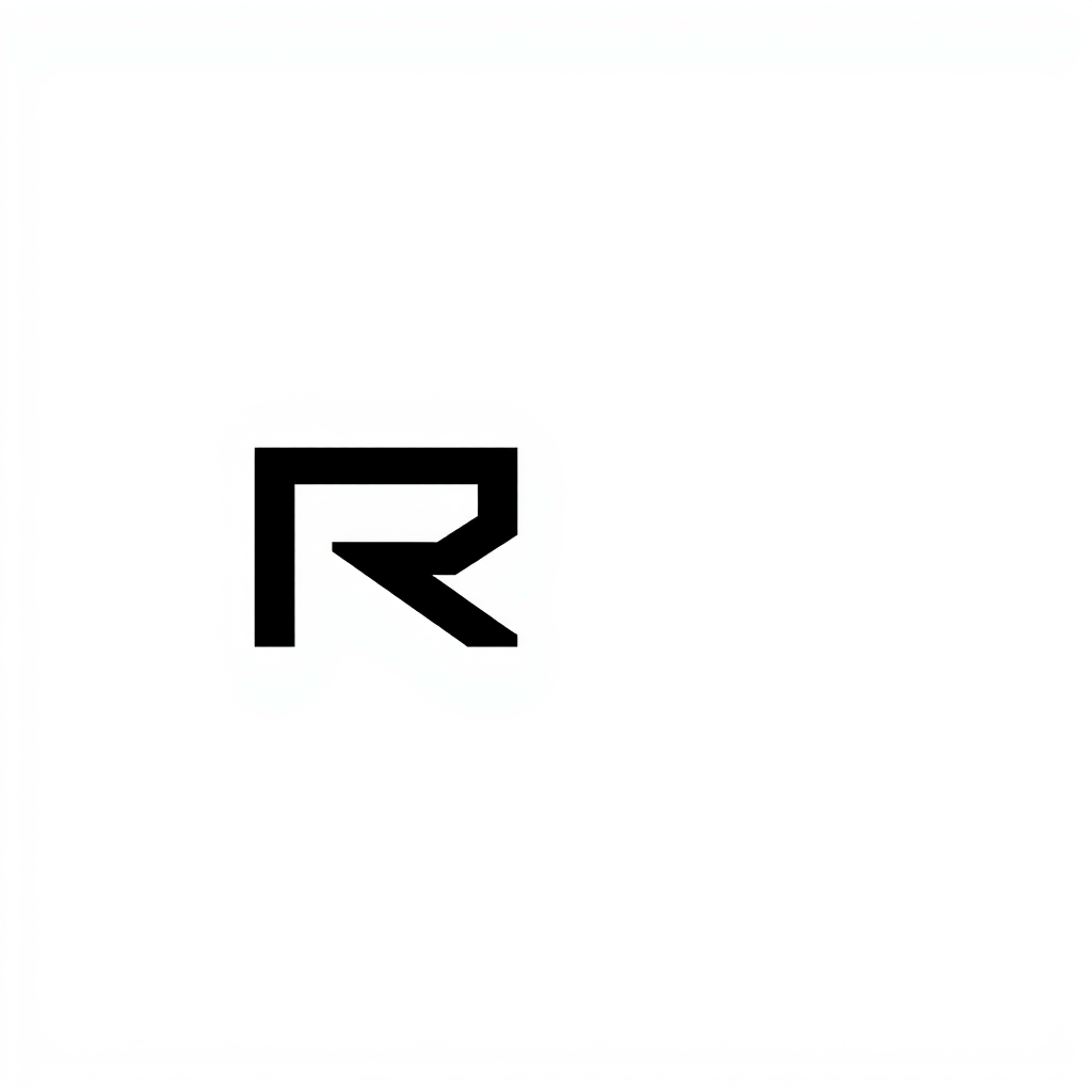 Main logo studio: Create a premium minimalist logo for an architecture & interior design studio named RE. The concept is RE = regeneration, recreation, reconstruction,