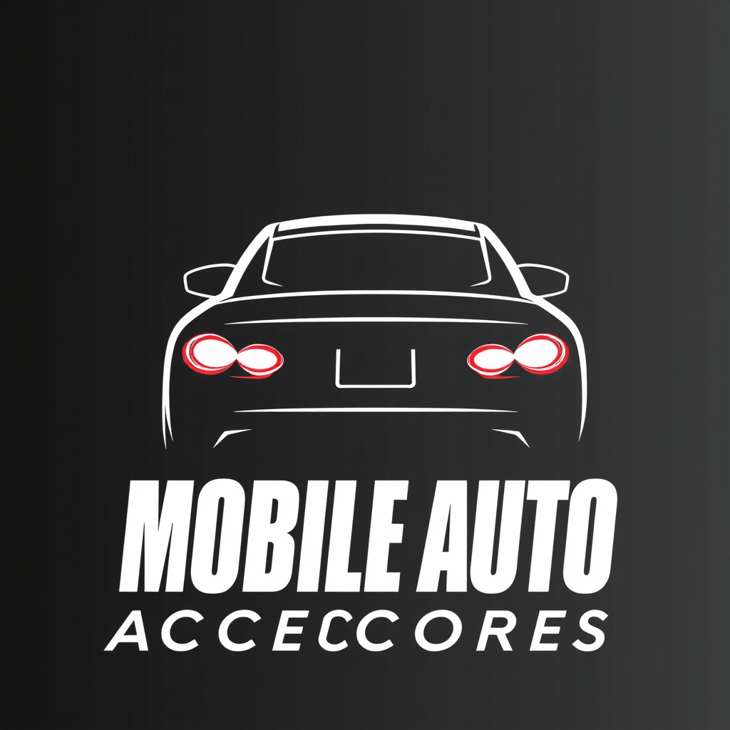 Main logo studio: Professional logo for a mobile vehicle accessory installation business called “MOBILE AUTO ACCESSORIES”. Create a clean, bold, modern automotive logo.