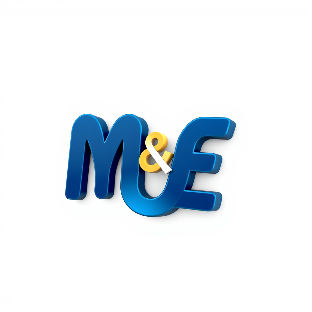 3D Logo idea: 3D logo for M&E VENTIX — marca moderna de comercio digital. Crear un logo profesional, juvenil, elegante y memorable. Combinar las letras M y E en un 
