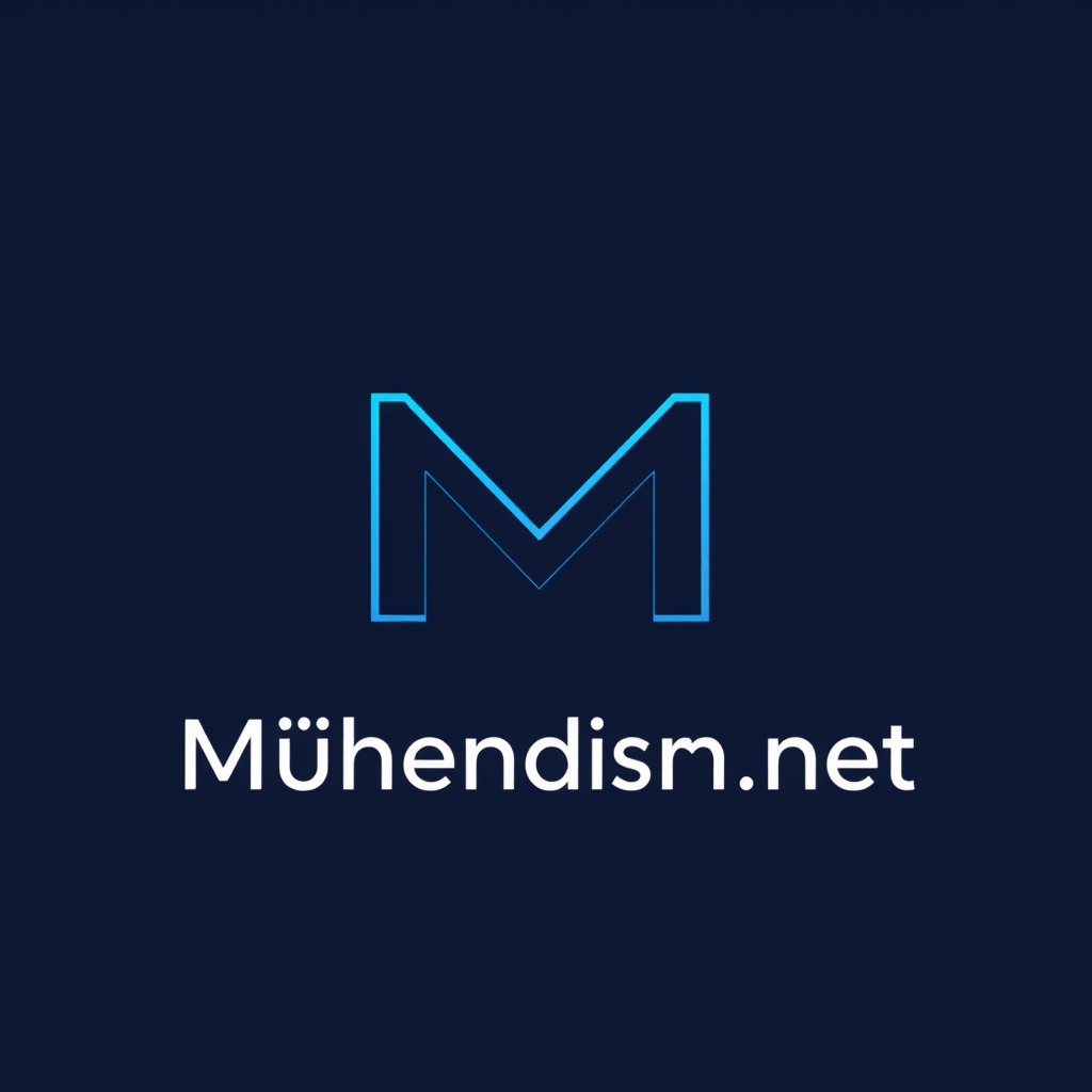 Main logo studio: Create a premium, minimalist logo for “Mühendisim.net”, an AI-powered engineering ecosystem connecting engineers, companies, education and career oppo