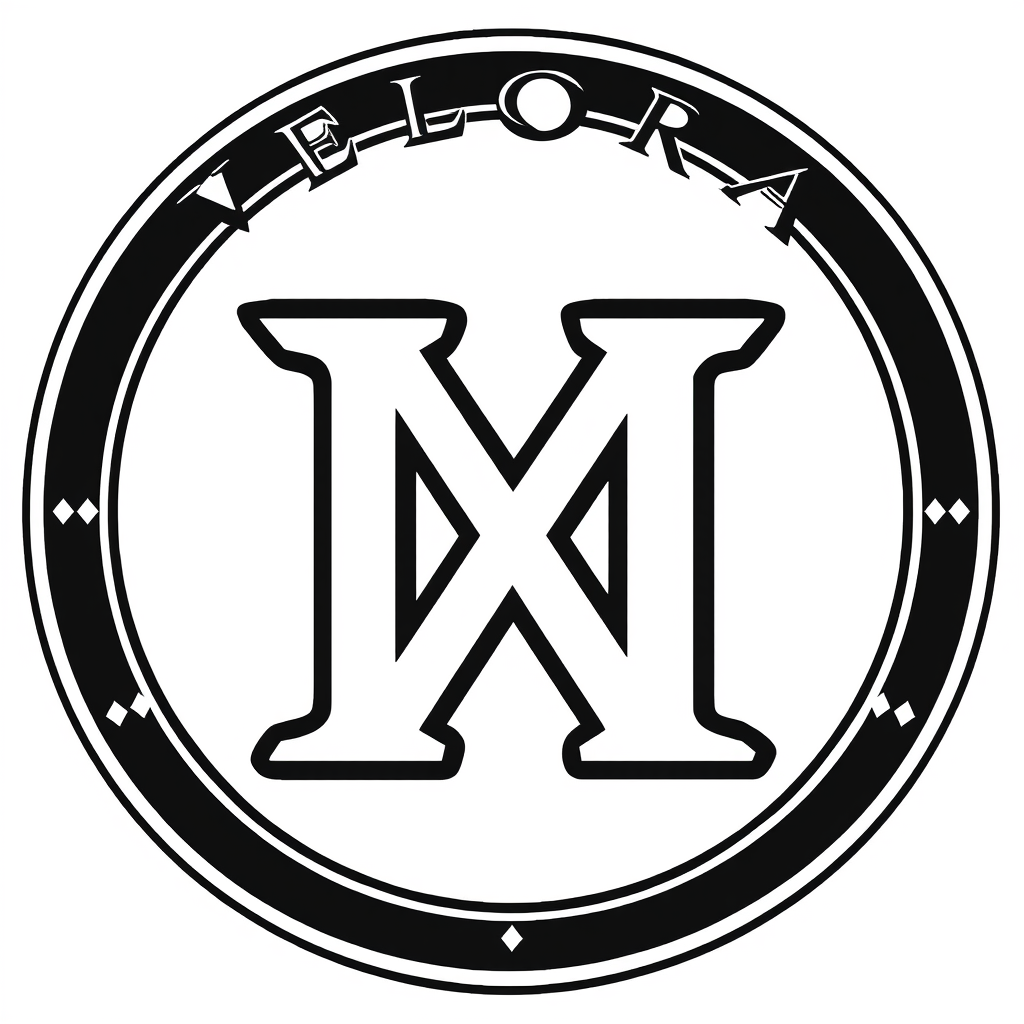 Main logo studio: I WANT TO HAVE A LOGO FOT MY MARK I WANT SOMETHING THAT GOES WITH EVERY THINGS MY LOGO WILL BLACK AND WHITE? THE NAME WILL BE " VELORA XX"