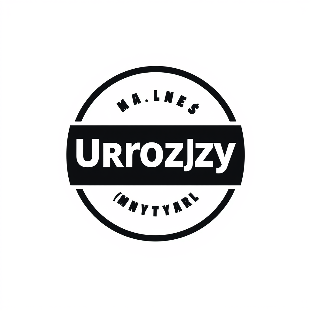 Badge Logo idea: badge logo for ma mieć uroczy styl pudrowe kolory i ma przedstawiać logo naklejek , bold badge design, text enclosed in a rounded rectangular or circu
