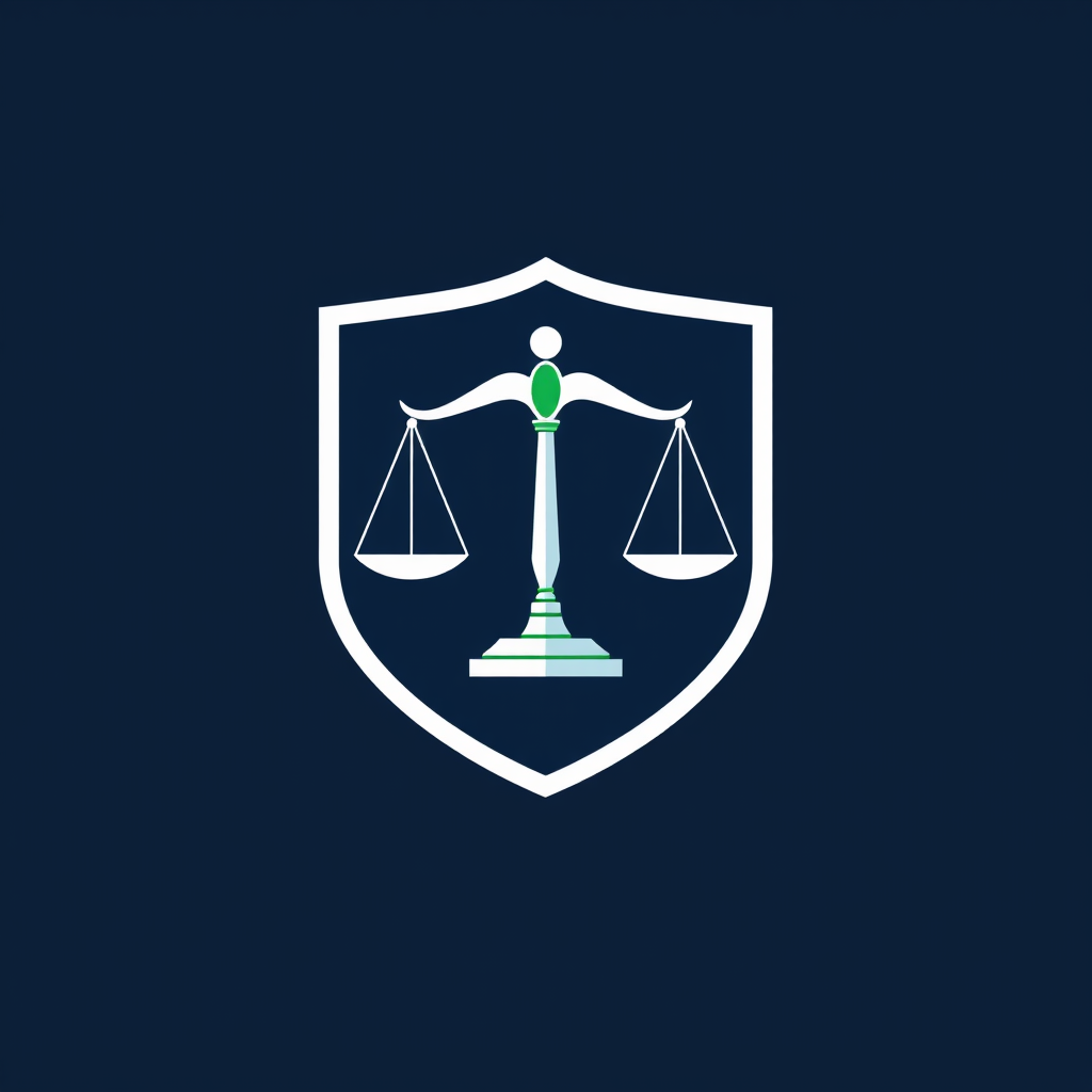 Main logo studio: Minimalist logo for a Telegram channel named “Korrupsiyasiz jamiyat”. A clean shield combined with balanced scales of justice, symbolizing honesty, tr