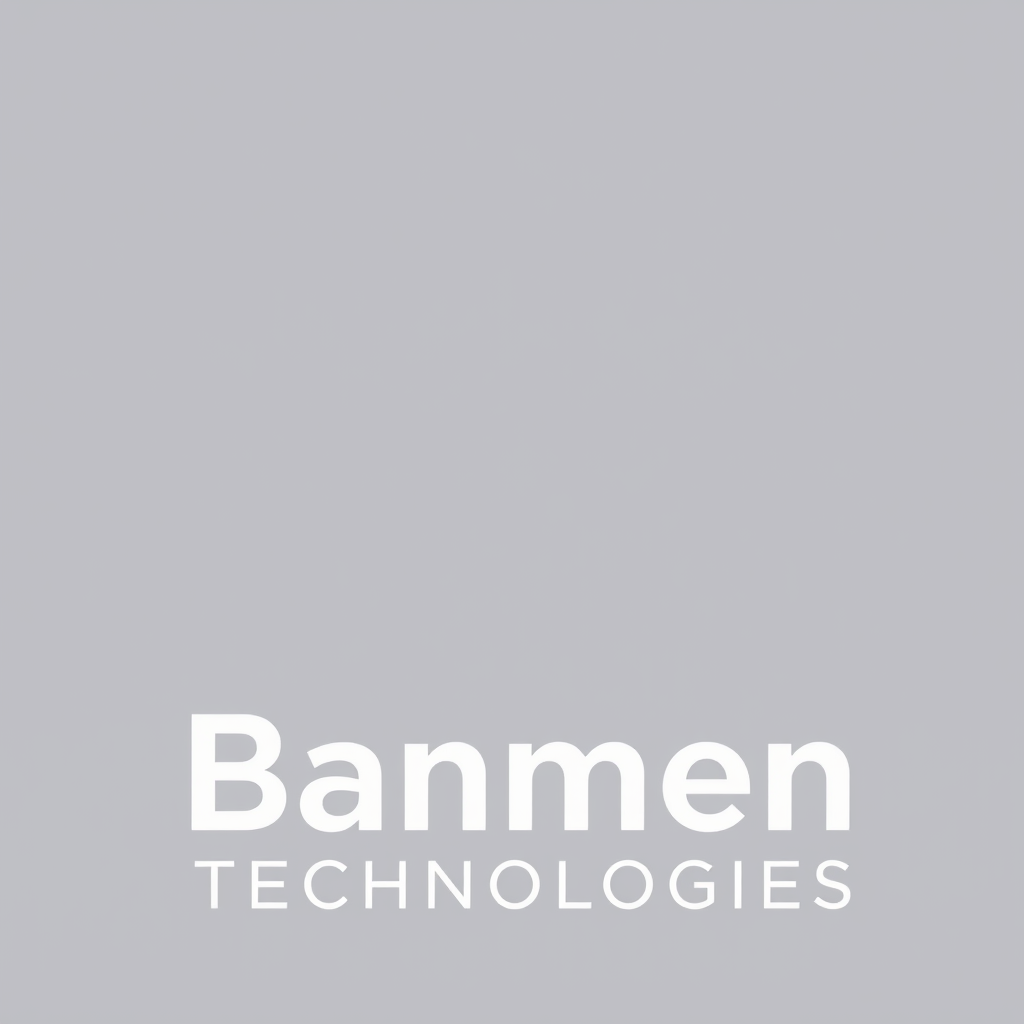 Main logo studio: build logo for bamen technologies who do softwares simple logo
