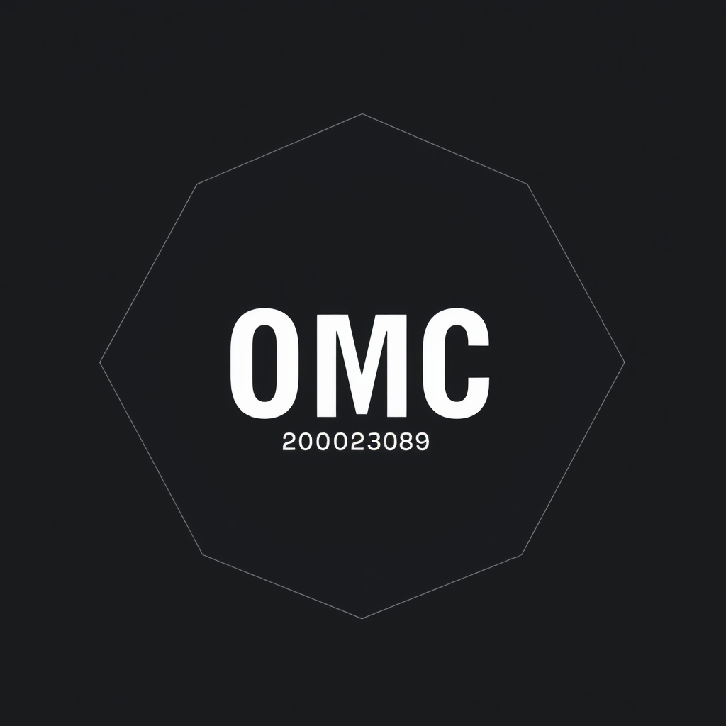 Main logo studio: Omah.Codes as brand name. use hexagon bigger and smaller inside the bigger and name initials O.C as concept make it transparent so it can be changed t