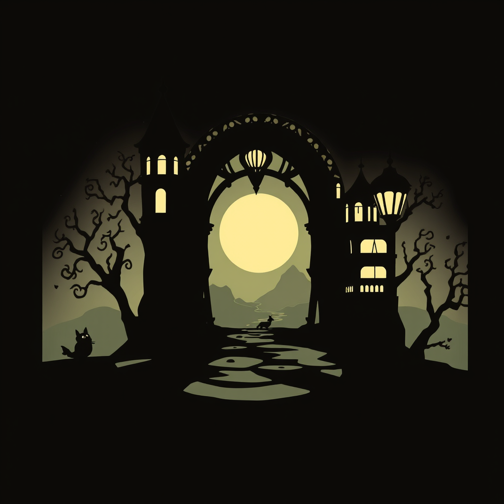 Main logo studio: PL: Indie Tétrico suave Alternativo Místico Enigmático Onírico Surrealista Vintage moderno Bohemio oscuro, pero luminoso Whimsical (extraño y fantasio