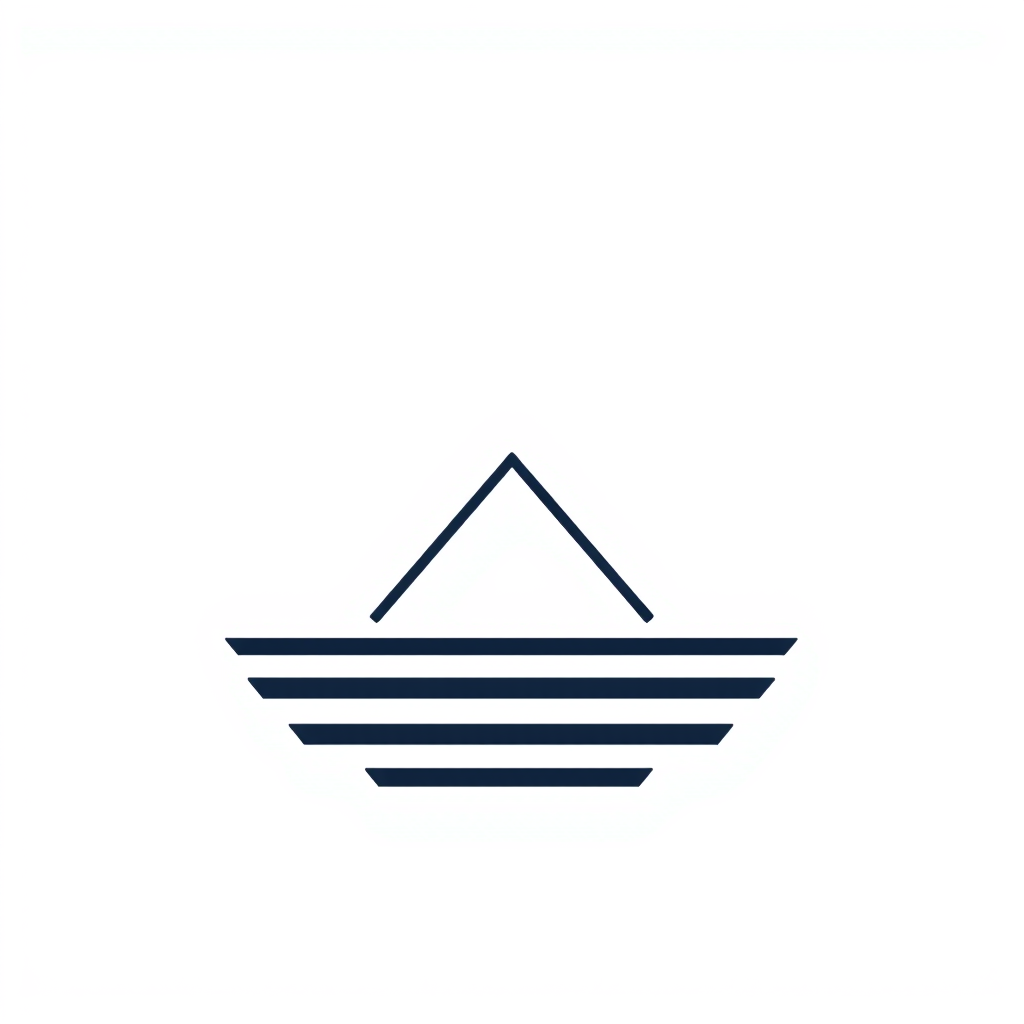 Minimalist Logo idea: minimalist logo, simple geometric mark for Es para un estudio de carpintería a medida. Imagen de marca profesional, moderna y premium , flat vector, c