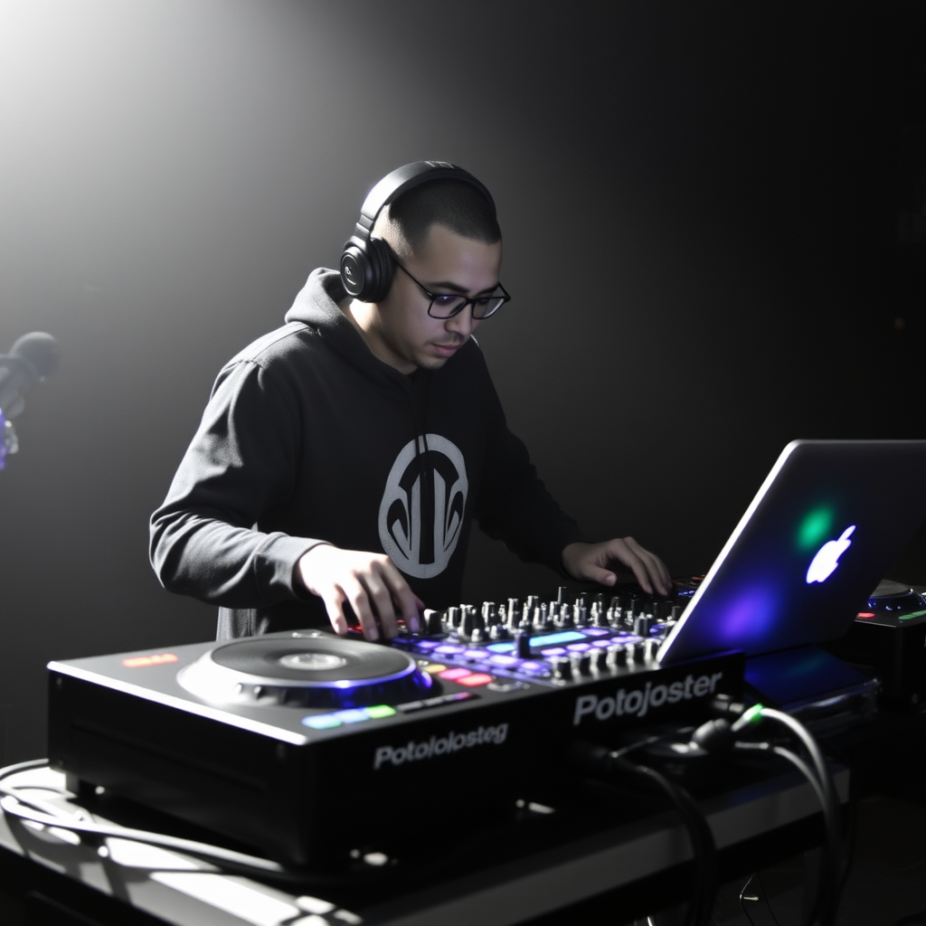 Main logo studio: dj al
