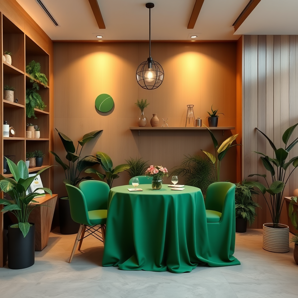 Main logo studio: Mi empresa se llama ECOTERRARIOS, es amigable con el ambiente, elegante, sencillo, verde.