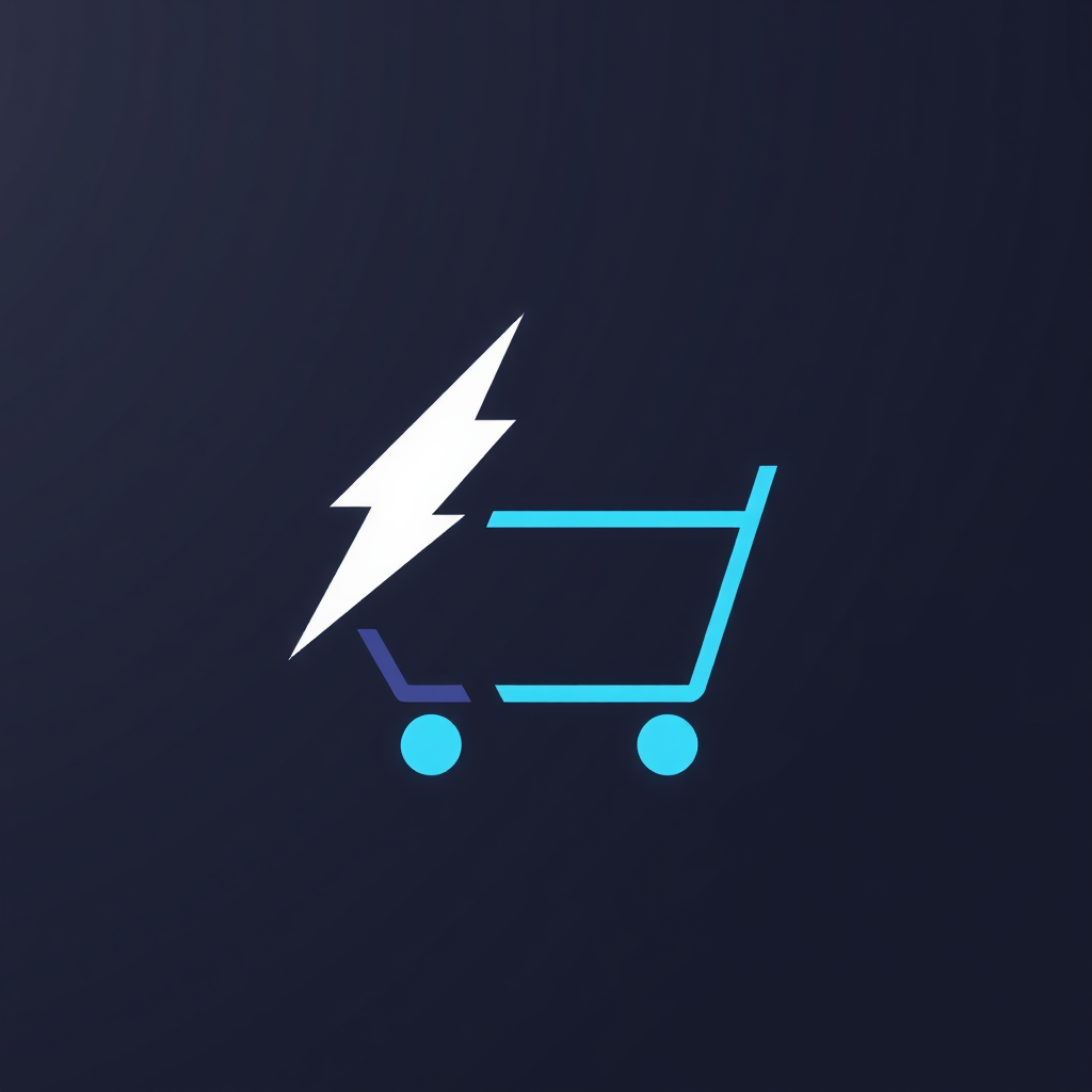 Main logo studio: Create a premium, modern icon-only logo for an electronics and gadgets brand. NO text, letters, words, numbers or typography. Design a distinctive sym
