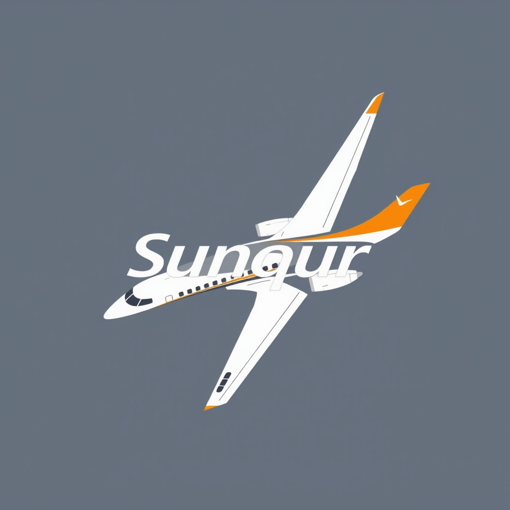 Main logo studio: Create for me a verry luxury 15 logos for Aviation company for my private jet company colled Sunqur aviation