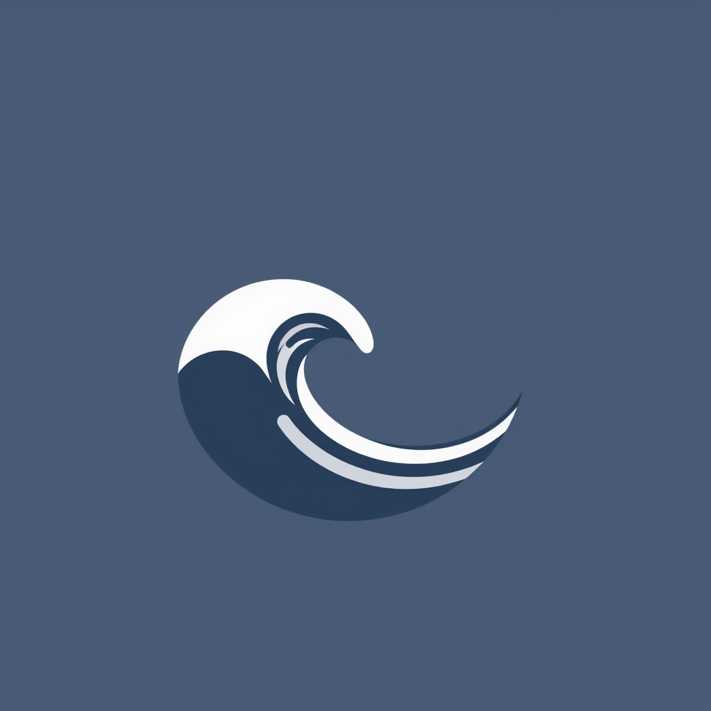 Main logo studio: Logo minimalista que vaya enfocado a flujos y sinergias, que no sean olas