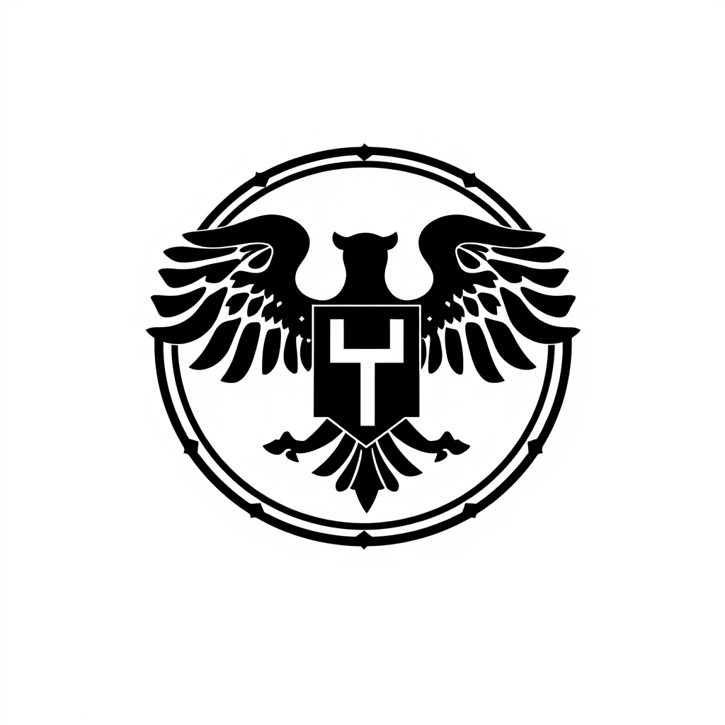 Emblem Logo idea: emblem logo of Pro Clubs Football Team called "Dreamers City" Black/White as colors, maybe a light blue in small detail also. Round crest prefered. , 