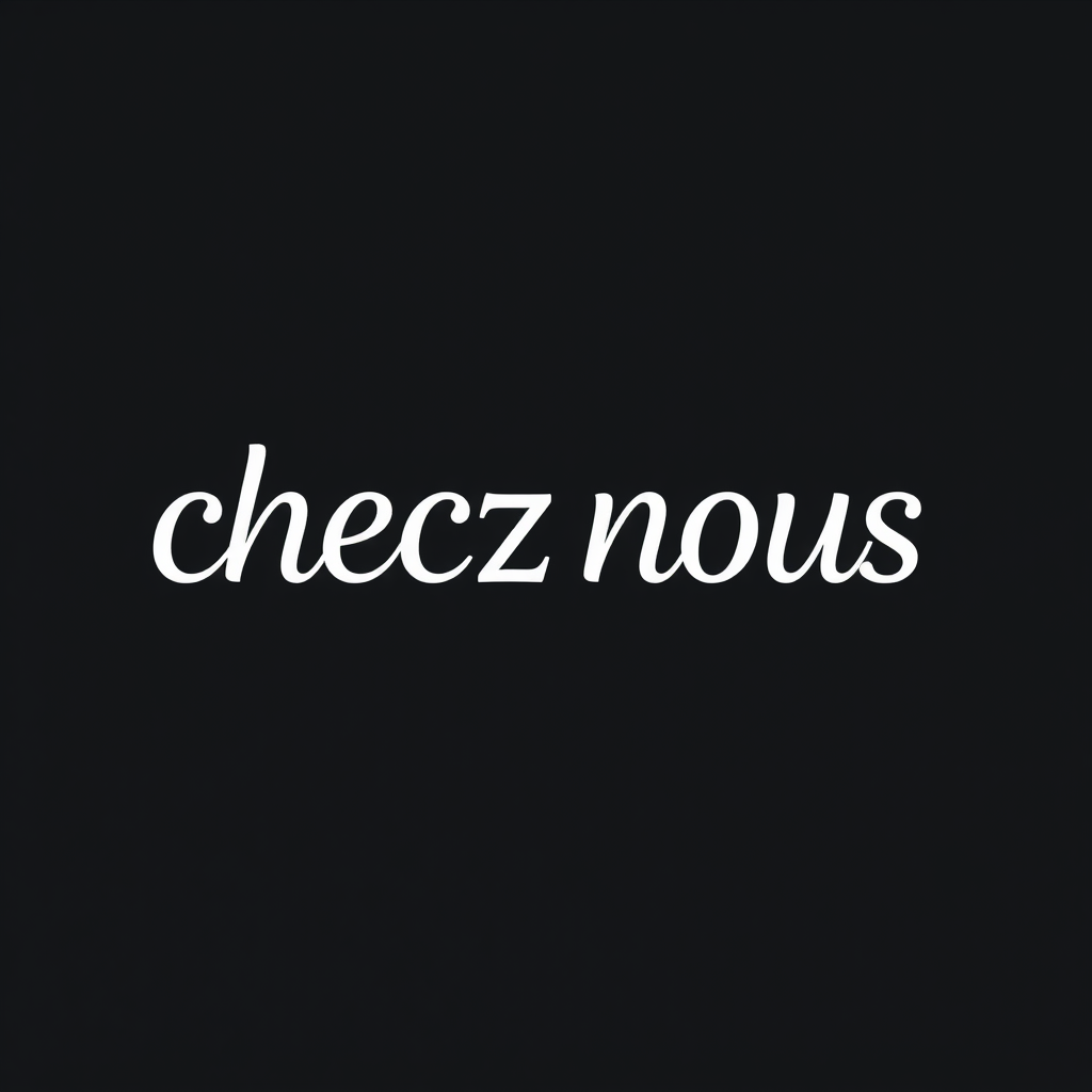 Main logo studio: fais moi un logo avec un texte où il y a d'inscrit: "chez nous" je veux des couleurs beiges, bleues, marron et noires, le tout en rapport avec la vent