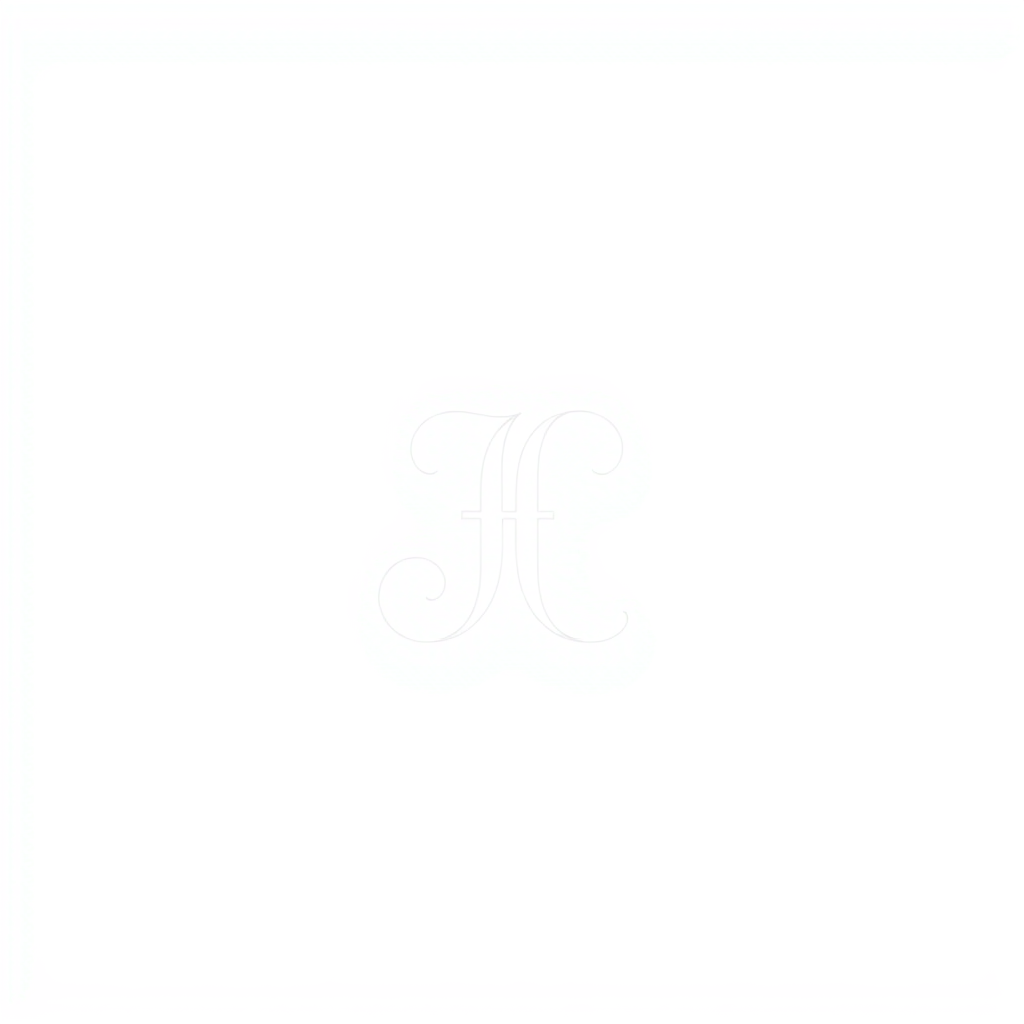 Monogram Logo idea: monogram logo combining the letters Minimal , elegant intertwined letterforms, flat vector logo, centered, solid white background, high contrast, luxu