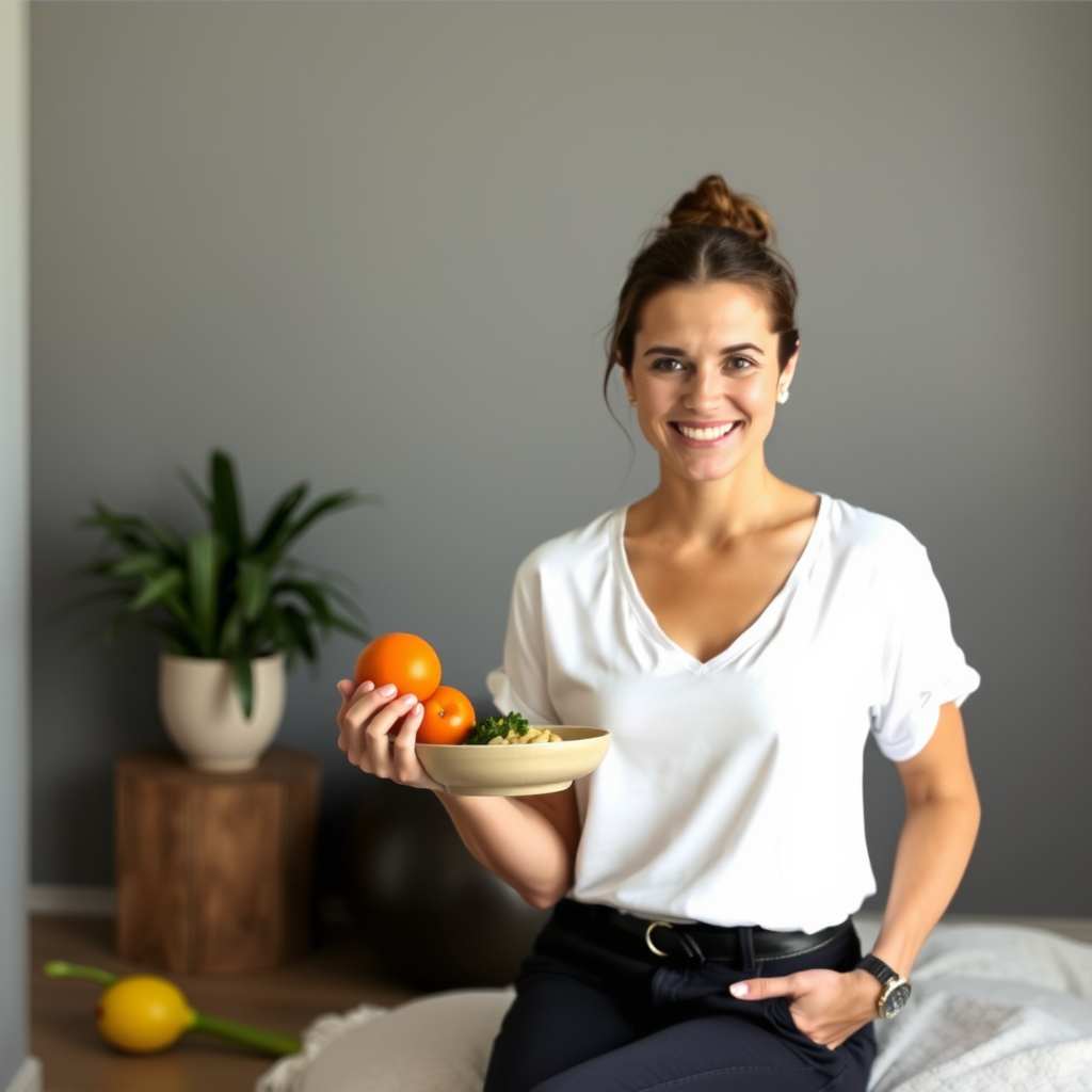Main logo studio: Petra studio de coaching privé : remise en forme rééquilibrage alimentaire fidélité ancrage dépassement de soi
