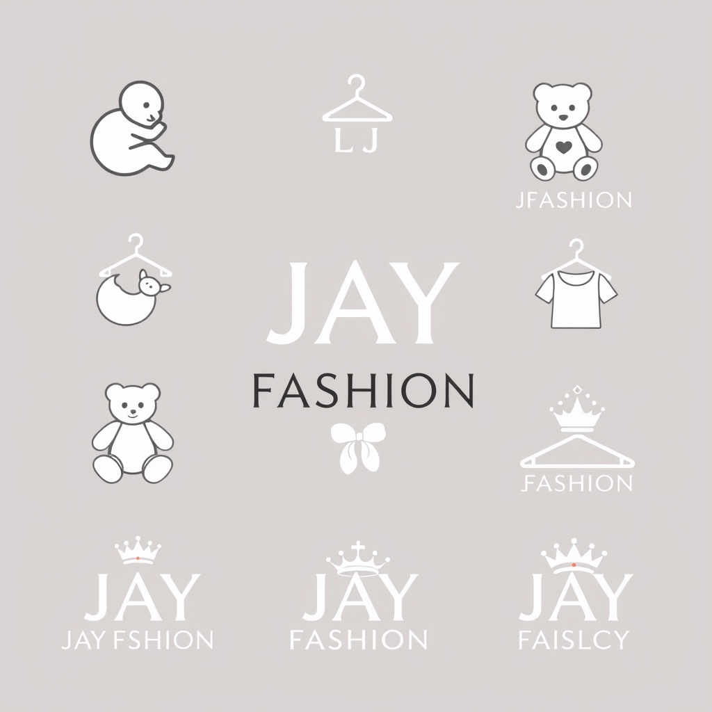 Main logo studio: Use this under 600 characters: > Create 7 unique logo concepts for “JAY FASHION”, a trusted family clothing store since the 1990s in Surendranagar, Gu