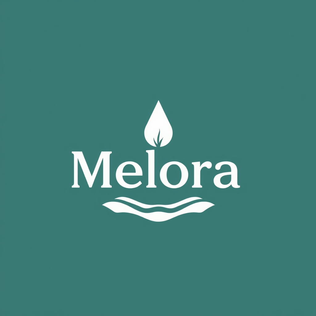 Main logo studio: Melora is a musique platforme web create the perfect logo neutre and simple