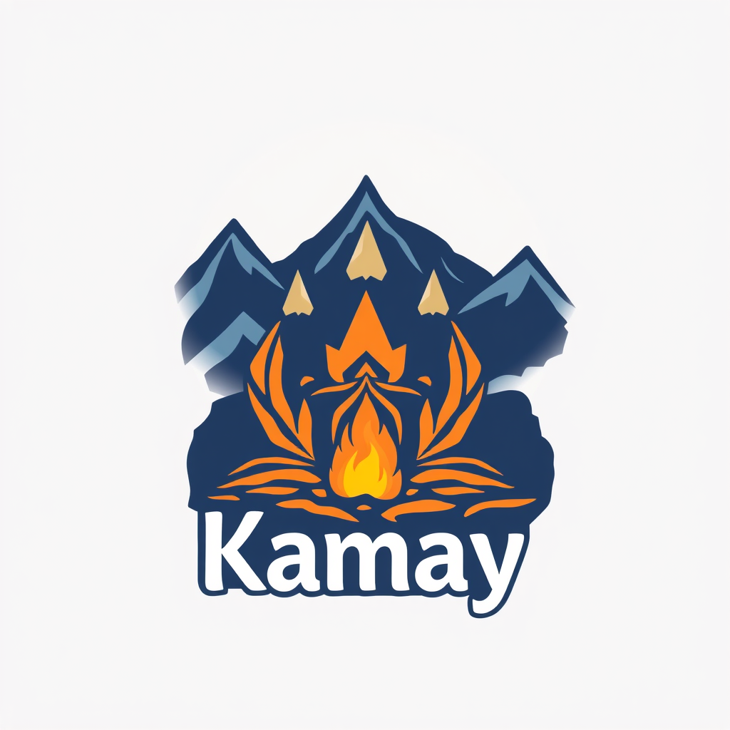 Main logo studio: haceme un logo que el nombre del logo sea kamay para porta lapices