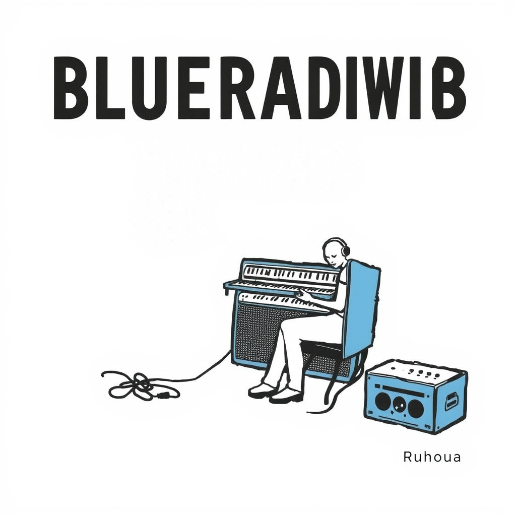 Main logo studio: BLUERADIOWEB LISTEN TO YOUR MUSIC