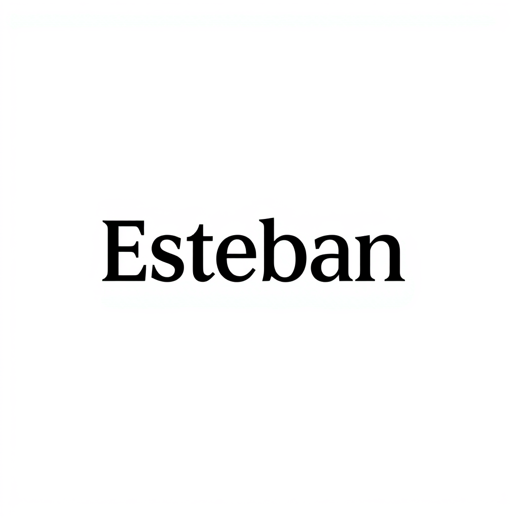 Wordmark Logo idea: wordmark logo of Quiero un logo para estudio de carpintería a medida llamado Esteban Lamas. Estilo profesional, moderno, premium y confiable , bold cl