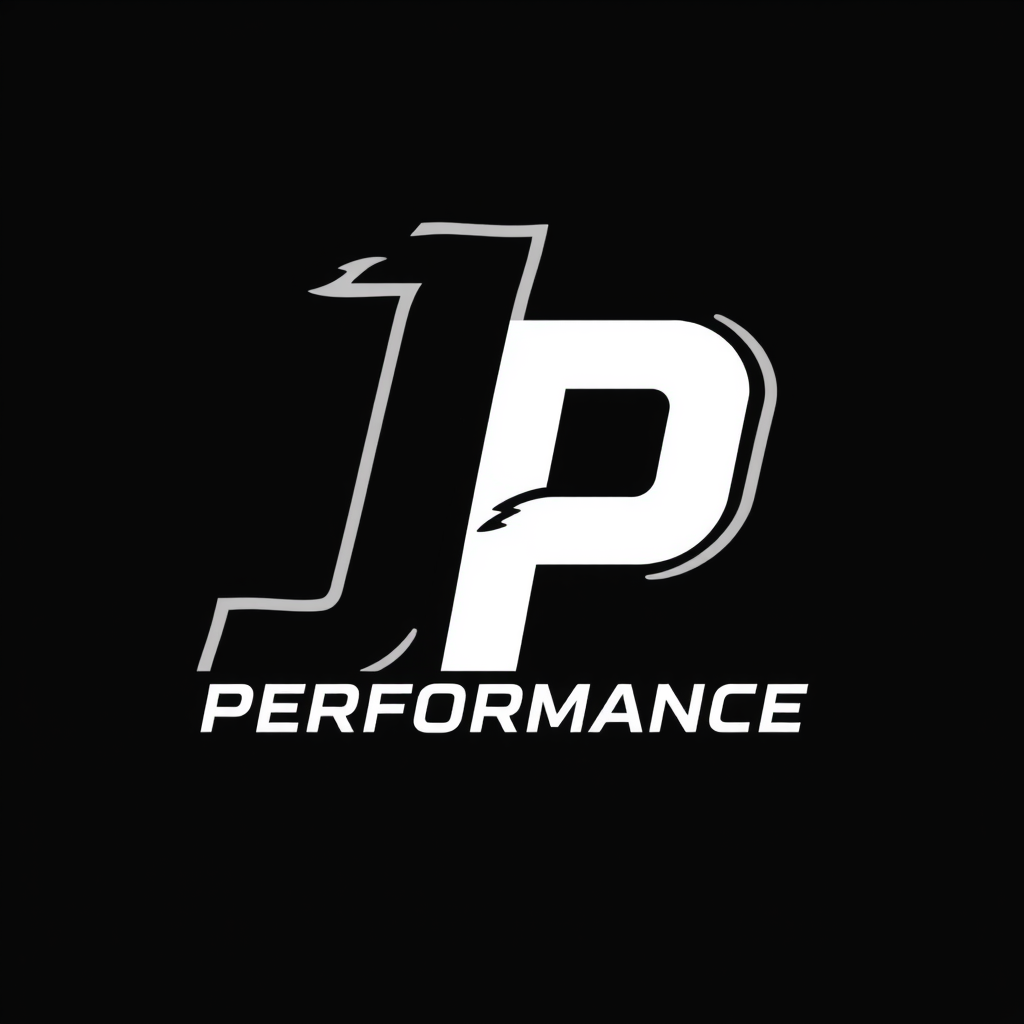 Main logo studio: well my brand name is JamesPerformance. its a fitness brand, but the thing is i use this for digital templates and i need this logo to be black backgr