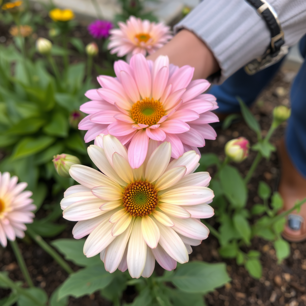 Main logo studio: Gartenarbeit, Blumen pflanzen, Rasenmähen