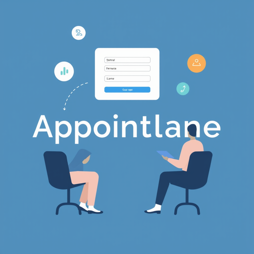 Main logo studio: Appointlane is a modern general online appointment booking and queue management system