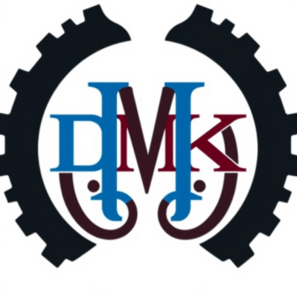 Monogram Logo idea: monogram logo combining the letters its a mechanic gradge shop i want the design to come fron David Kilonzo Muithya and use the letters DMK and the co