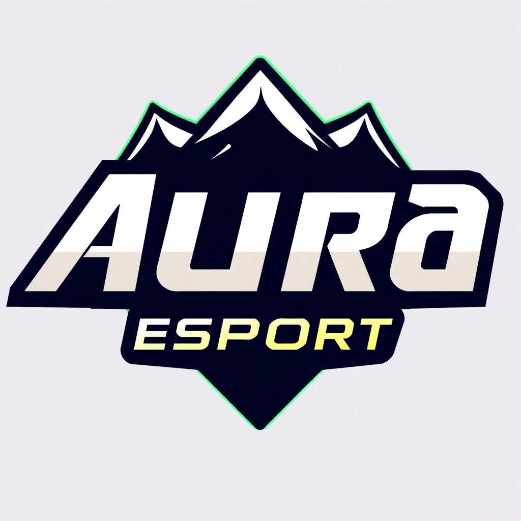 Main logo studio: Aura Esport logo