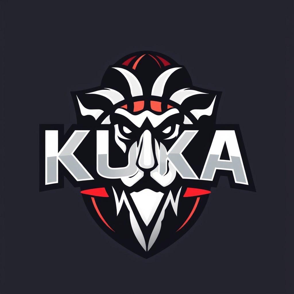 Main logo studio: Genereate me basketball team logo 1.Team KUKA
