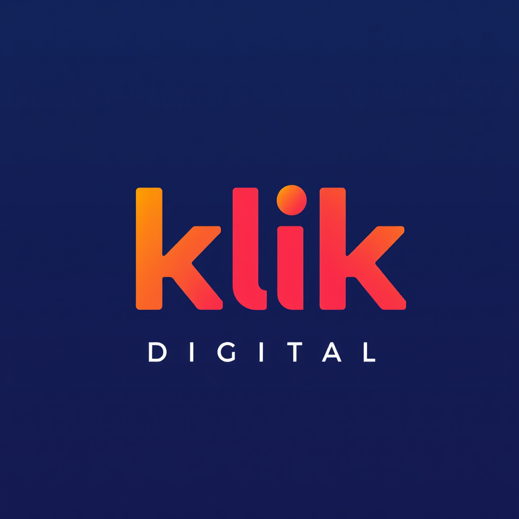 Main logo studio: Je veut un logo pour une agence digital klik digital, creationd e site web, application web et formations. Voici les couleurs du site web #5B2B59 #FCE